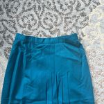 Vintage Michelle Stewart Wool Blazer & Skirt Set Turquoise 14 Blue Photo 9