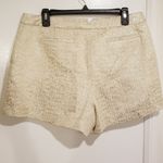 Ted Baker 💕💕 Metallic Gold High-Rise Suit Shorts Photo 8