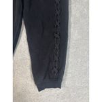 Lululemon Women Jogger Pants Braided Detail High Rise Tapered Black Sz 6 Photo 3