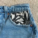 Levi's Strauss Medium Wash Blue High Rise Cut Off Denim Shorts Womens Size W25 Photo 1