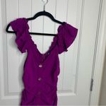ZARA  purple blogger favorite ruched sleeveless dress‎ size XS Photo 3