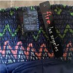 Fire Los Angeles NWT Strapless Multicolor Aztec Chevron Print Maxi Dress size M Photo 3