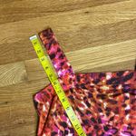 Natori Women’s Small Pink Ombré Animal Print Cheetah Midi Dress Square Neck Cute Photo 3