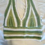 Hollister  Crochet Halter Top Size Small Boho Retro Photo 4
