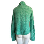Mudd  Green Cable Knit Soft Cardigan Sweater M Photo 4
