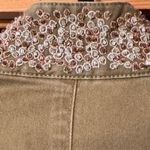 Telluride Clothing Company beaded/embroidered mandarin collar jacket 4 Tan Photo 7
