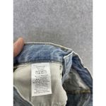 Everlane Women's Blue Denim Skirt Light Wash Size 24 Reconstructed Distressed Photo 2