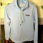 Vineyard Vines  funnel neck relaxed shep shirt periwinkle blue soft women’s small Photo 0