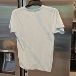 💕MOTHER💕 The Rowdy Tee ~ 100% Supima Cotton Lighten Up Beach Graphic XS NWOT Blue Photo 10