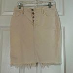 Banana Republic  Denim Fringe Skirt Photo 0