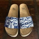 Dirty Laundry  Tie Die Pippa Slide Platform Espadrilles Size 8.5 - NWOT Photo 0