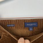 Talbots pull on brown corduroy elastic waist jeggings size 12 Photo 2