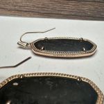 Kendra Scott  Elle Rose Gold Black Granite Dangle Drop Pierced Earrings Photo 7