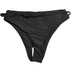 ANDIE NWT  The Riviera Bottom Belted High Waisted Medium Coverage Leg Cut S Black Photo 0