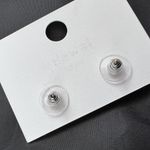 925 Enamel Camellia Earrings Paris style Womens Jewelry White Black Photo 7