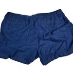 Gap Women's Navy Blue Linen Blend Tie Waist Casual Shorts Size 6 Summer Mid Risek Photo 1