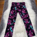 Lululemon Wunder Under hi Rise highwaist Midnight Bloom Black Deep Fuschia Photo 7