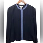 Amanda Smith 2 piece dress. Size 16. Black with blue trim. Photo 4