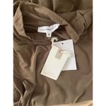 Good American NWT Sleeveless Turtleneck Jersey Knit Body Suit Olive Green Medium Photo 4