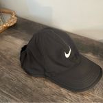 Nike  Featherlight Dri Fit Hat Panel Cap Adjustable Strap Black Adults Running Photo 2