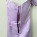 NWT Sau Lee Brandi Long Gown Women’s Dress in Pale Lavender Size 2 flaw Purple Photo 6