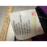 Columbia Vtg 90s  Black Fushia Nylon Shell REVERSIBLE SNOW PANTS Ski Women M Photo 7