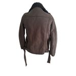 Missguided Brown Faux Shearling Coat Jacket Size US 4 Photo 5