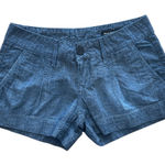 Black Orchid  Midnight Blue Cotton Shorts Photo 0
