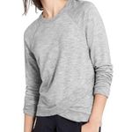 Athleta Criss Cross Sweatshirt Light Heather Grey Size Small #489051 Photo 0