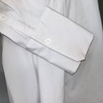 MM.LaFleur M.M. Lafleur Collarless 1/2 Button Up Tunic Long Sleeve Mandarin Collar Photo 5