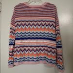 Lilly Pulitzer Multicolor Textured Chevron Crochet Stripe Samora Sweater medium Photo 3
