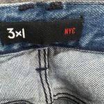 3x1 Revolve Jeans Womens 26 Stella Blue Button Fly Straight Crop Fringe Modern Photo 11