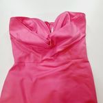 MORE TO COME Sophia Strapless Midi Dress in Pink Medium Photo 4