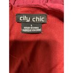 City Chic  Red Embroidered Sleeveless Maxi Dress Size‎ Large Boho Cottagecore Photo 4