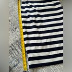 The Limited  Women’s midi Striped Pencil Skirt Navy Blue and White Stipes 0 Photo 2