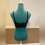 Victoria's Secret Victoria’s Secret Dream Angels Longline Bra Black Velvet Shimmer Lightly Lined Photo 2