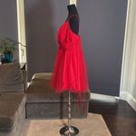 Women’s Red Short Prom Party Homecoming Dress Corset Back Plus Size 26W Photo 1