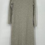 Anthropologie Moth Cross Back Sweater Dress Cream Midi Length Pockets Size XS Photo 0