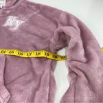 Hippie Rose NWT  Juniors' Super Soft Quarter-Zip Pullover NY Sweatshirt pink S Photo 15