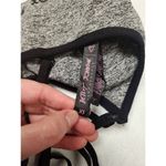 Betsey Johnson  Size XS Charcoal Gray Performance Bra  Removable Padding Photo 2