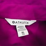 Athleta Oversized Jazzy Purple Poplin Performance Button Up Shirt NWT XL Photo 7