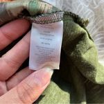 Dark Green Satin Raglan Style Elevated Baseball Tee Size L Photo 2