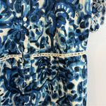 House of Harlow Melba Blue Floral Ruffle Button Front Sleeveless Mini Dress XS Photo 9