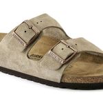 Birkenstock Arizona Suede Leather Taupe Photo 0