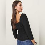 Reformation  Lauryn Top Black, Size 10, $168 Photo 5