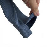 Uniqlo GU Washed Ribbed Cropped Long Sleeve T-Shirt Blue XS Photo 7