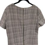 Calvin Klein Mauve and Black Striped Short Sleeve Midi Dress Career Capsule S/M Photo 5