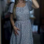 Worn a few times, Blue Summer dress, Size S. Photo 0