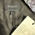 Bardot Kiera Floral Long Sleeve Wrap Minidress Women's 10 Black Blue NWT Photo 6