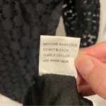 Solitaire Witchy whimsigoth crochet lace square neck 3/4 tie sleeve blouse boho fairy Photo 3